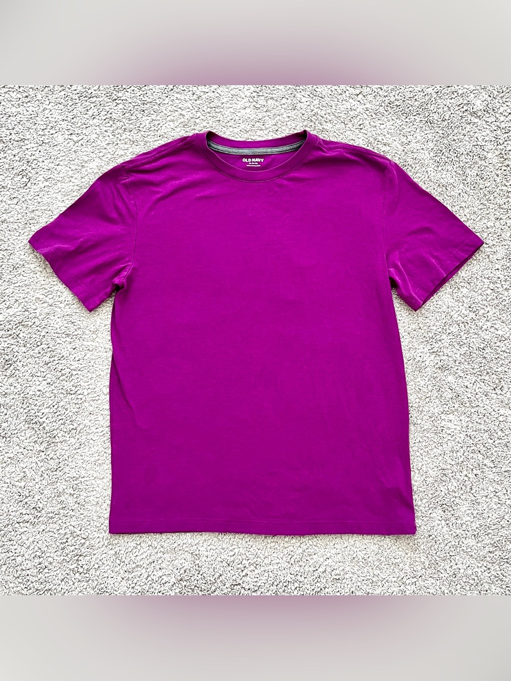 Old Navy Boys Short Sleeve Tee - Bright Magenta
